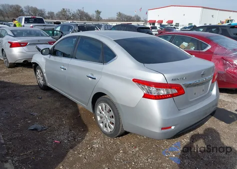 2014 Nissan Sentra Sv z USA, uszkodzony, nr VIN 3N1AB7AP2EL619215